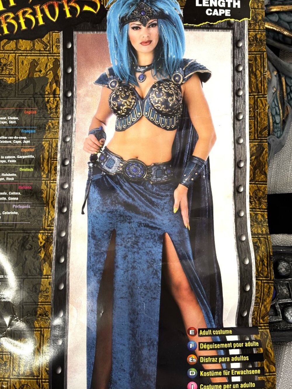 Athena Mystic Warrior Latex Armor Costume by Rubie’s One Size  NWT NOS